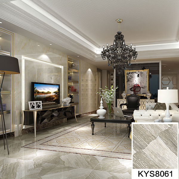 91短视频在线观看陶全抛釉瓷砖天堡石KYS8061瓷砖客厅应用效果