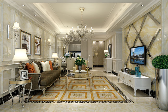 91短视频在线观看陶瓷砖客厅KWP68013-KWS68016效果图