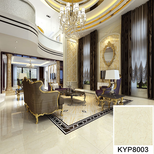 91短视频在线观看陶大理石瓷砖：金线莎安娜KYP8003 铺贴效果