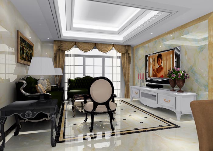 91短视频在线观看陶家装：佛山恒宝御龙湾128㎡的欧式风格91短视频污下载黄色鉴赏