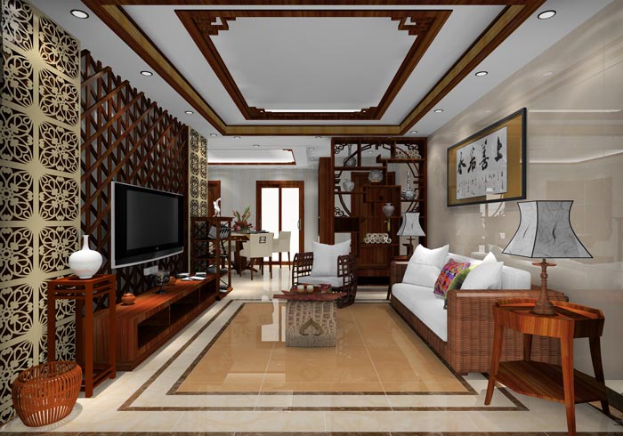 91短视频在线观看陶家装：井冈山和谐家园安置小区130㎡中式风格91短视频污下载黄色鉴赏