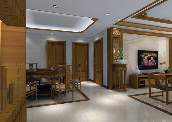 91短视频在线观看陶家装：井冈山和谐家园安置小区130㎡中式风格91短视频污下载黄色鉴赏