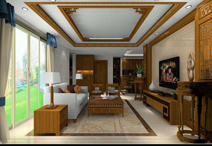 91短视频在线观看陶家装：井冈山和谐家园安置小区130㎡中式风格91短视频污下载黄色鉴赏