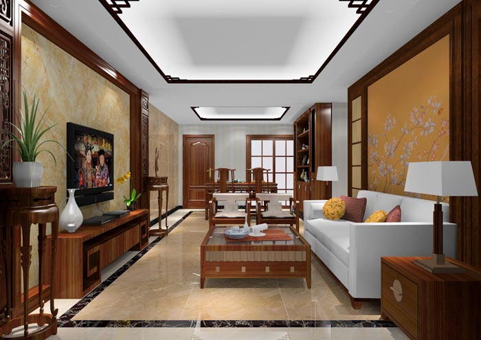 91短视频在线观看陶家装：佛山狮山上林苑90㎡中式风格91短视频污下载黄色鉴赏