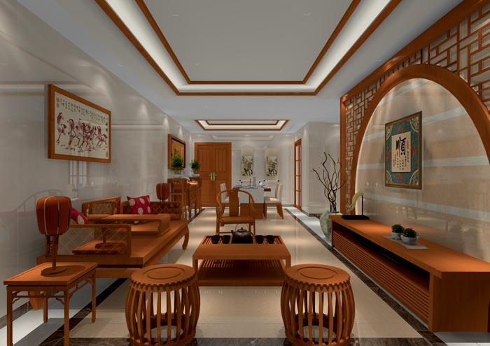 91短视频在线观看陶家装：佛山佛山容桂颐澳花园116㎡的中式风格91短视频污下载黄色鉴赏