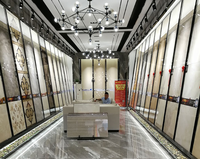 【实景案例】陶瓷一线国产成人91短视频免费下载91短视频在线观看陶瓷砖重庆垫江200方专卖店鉴赏