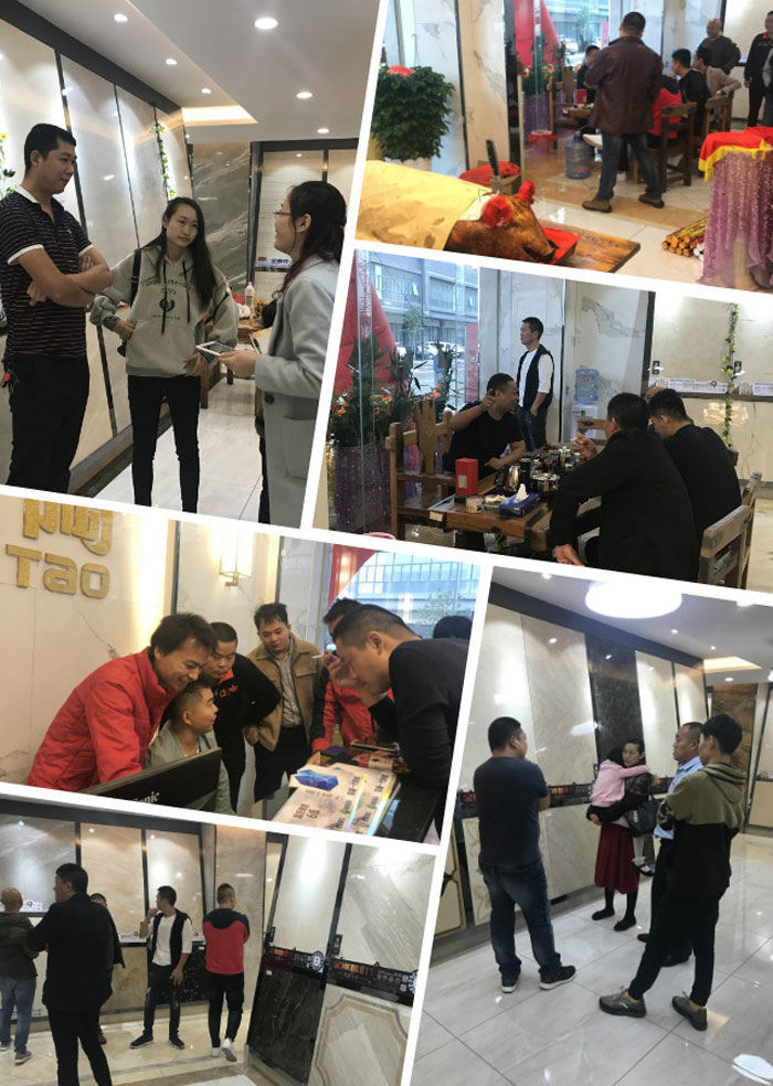 陶瓷一线国产成人91短视频免费下载 91短视频在线观看陶瓷砖 中山古镇300平专卖店开业盛典圆满成功