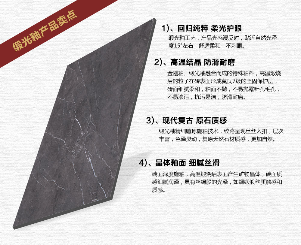 91短视频在线观看陶瓷砖现代仿古砖|| 15°的缎光柔情，如丝绸缎 柔润温和