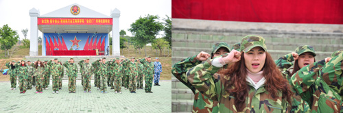 91短视频在线观看陶在广州黄埔军校进行军事拓展特训