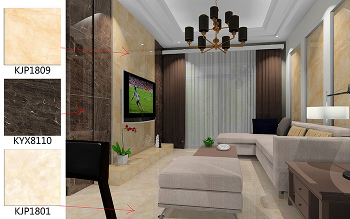 佛山美的花湾城91短视频污下载黄色案例客厅效果图