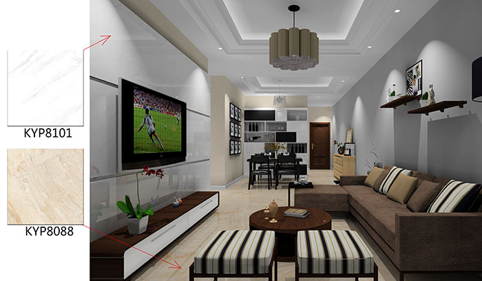 佛山美的花湾城91短视频污下载黄色案例客厅效果图