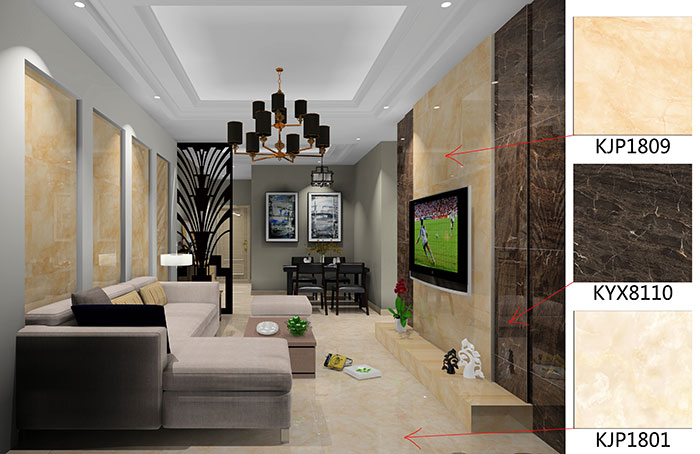 佛山美的花湾城91短视频污下载黄色案例客厅效果图