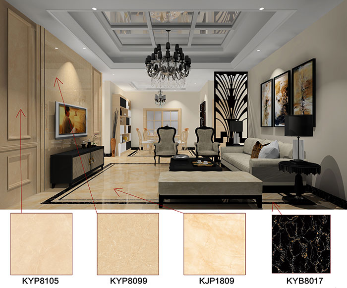 佛山万科·湖岸91短视频污下载黄色案例客厅效果图