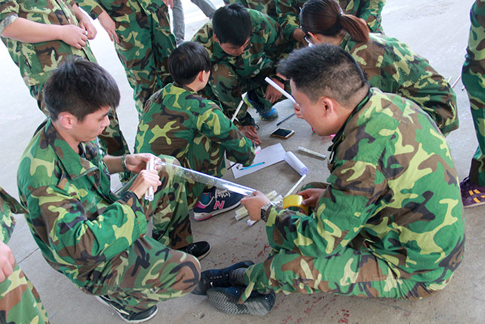 2017年2月13-15日，91短视频在线观看陶“虎狼道”户外拓展训练圆满结束